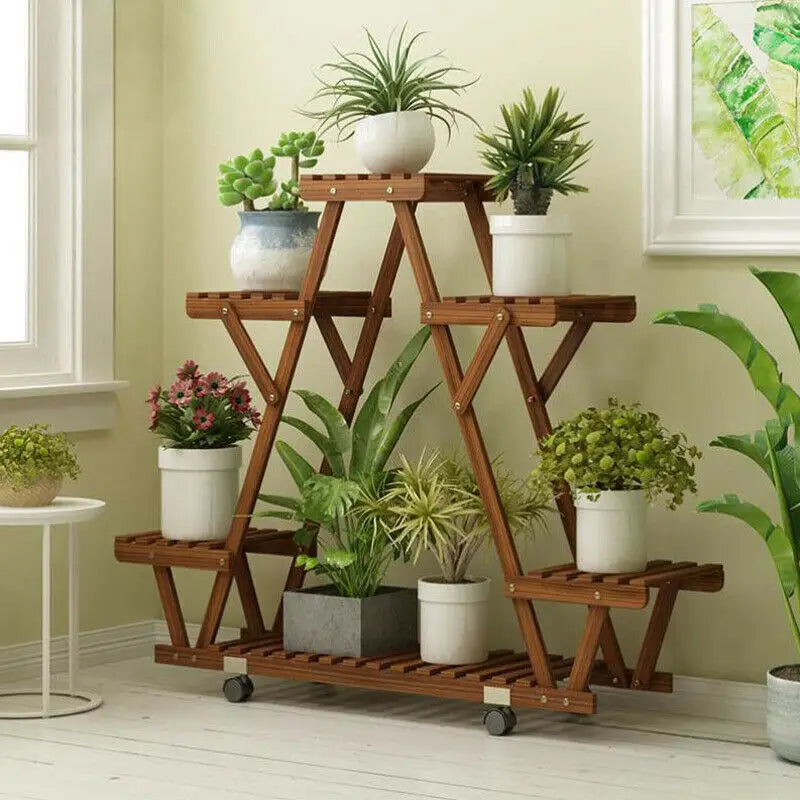 Support de plantes en bois - Collection Flora