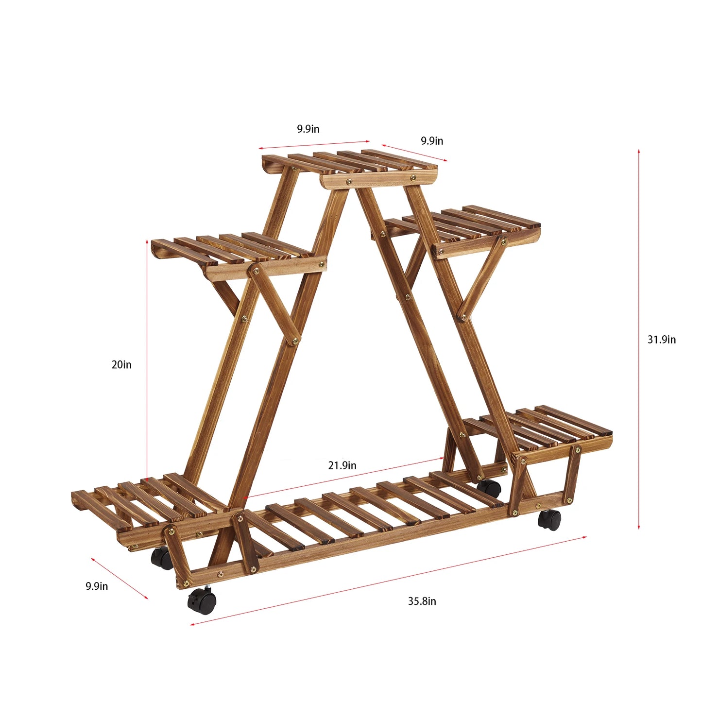 Support de plantes en bois - Collection Flora