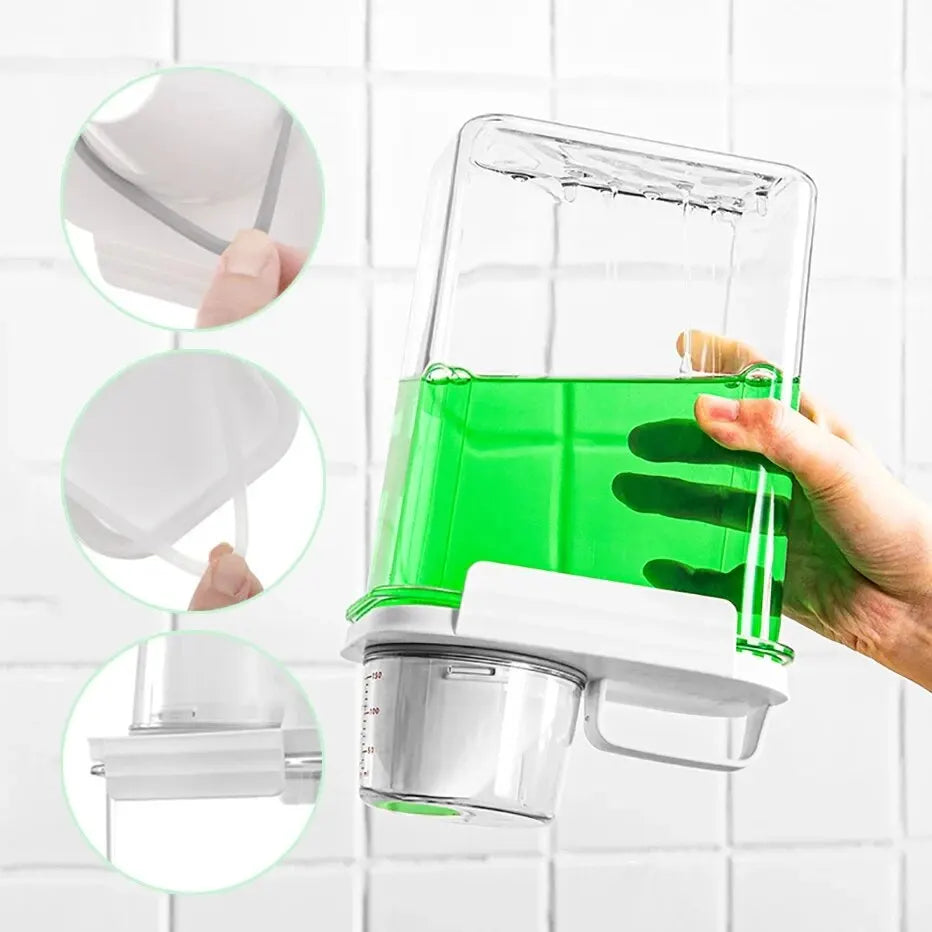 Dispenser organizer for the laundry room