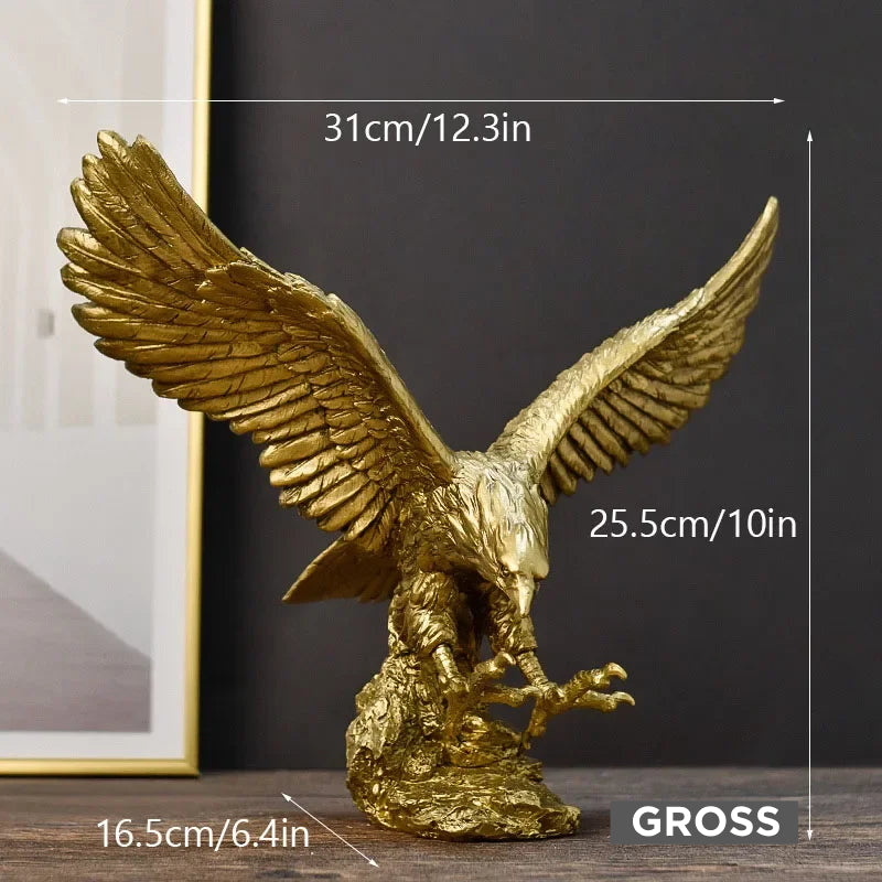 Goldener Adler Skulptur