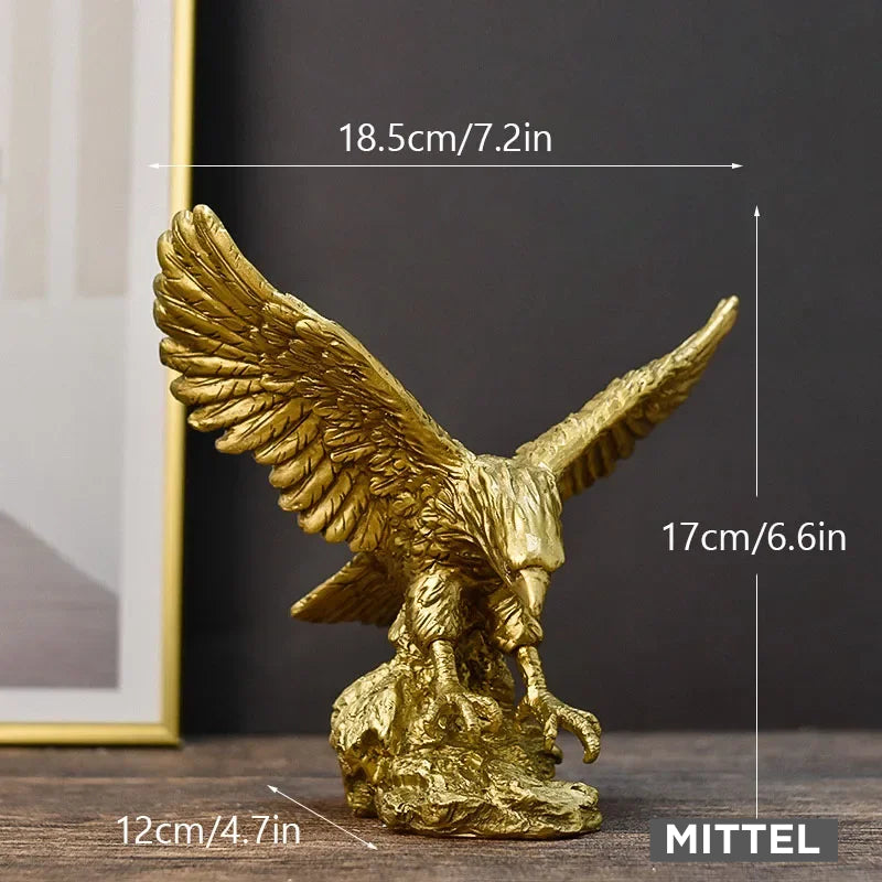 Goldener Adler Skulptur